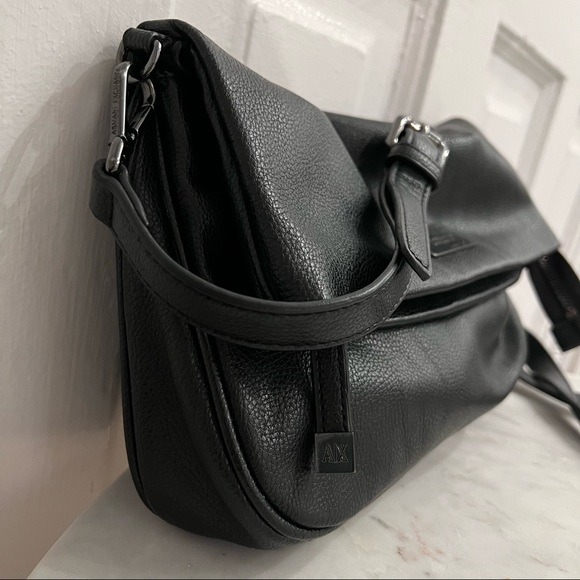 Armani Exchange black crossbody Messenger bag. Like new. - Picture 3 of 12